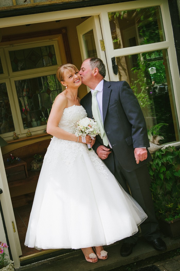 bride and father of the bride photography